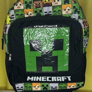 Bioworld Minecraft Backpack New